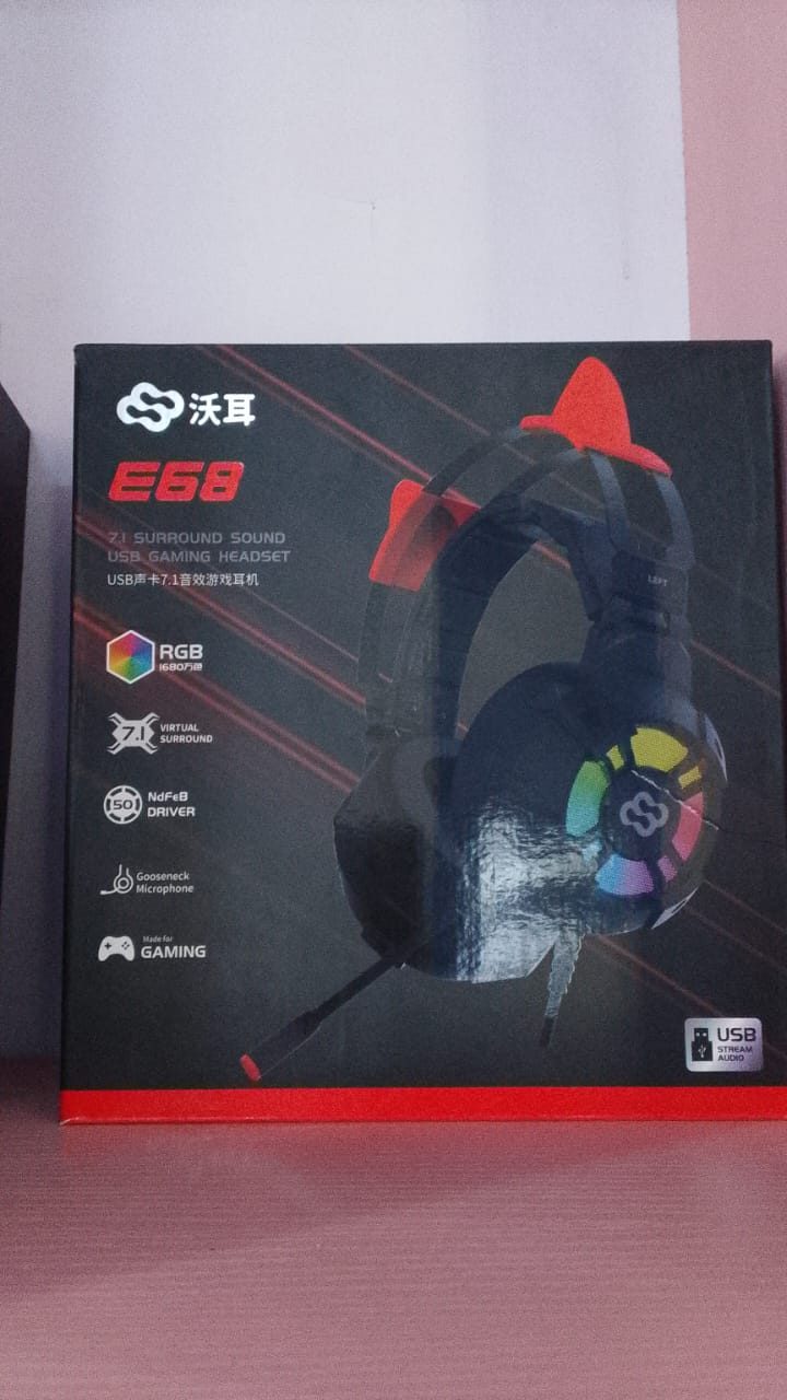 E68 Gaming Headset  RGB