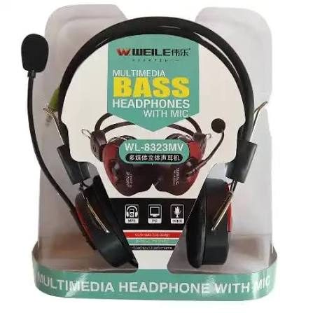 Multimedia Bass Headphone with Mic