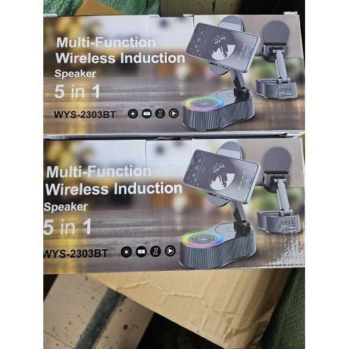 5in1 Wireless Induction Speaker