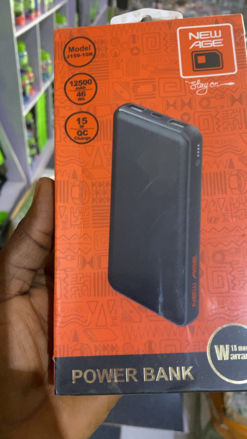 New Age 12500mAH Power bank