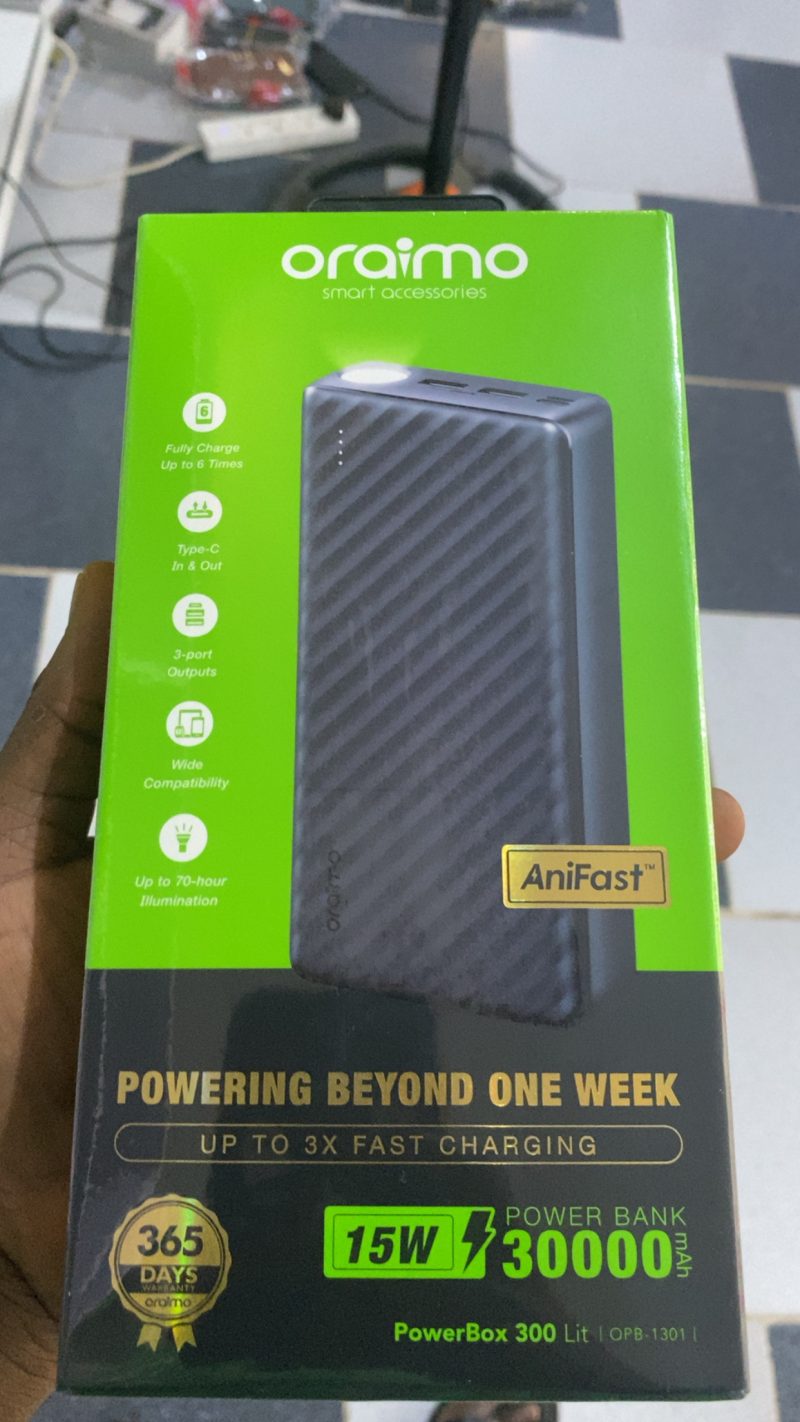 Oraimo 30000mAH power bank