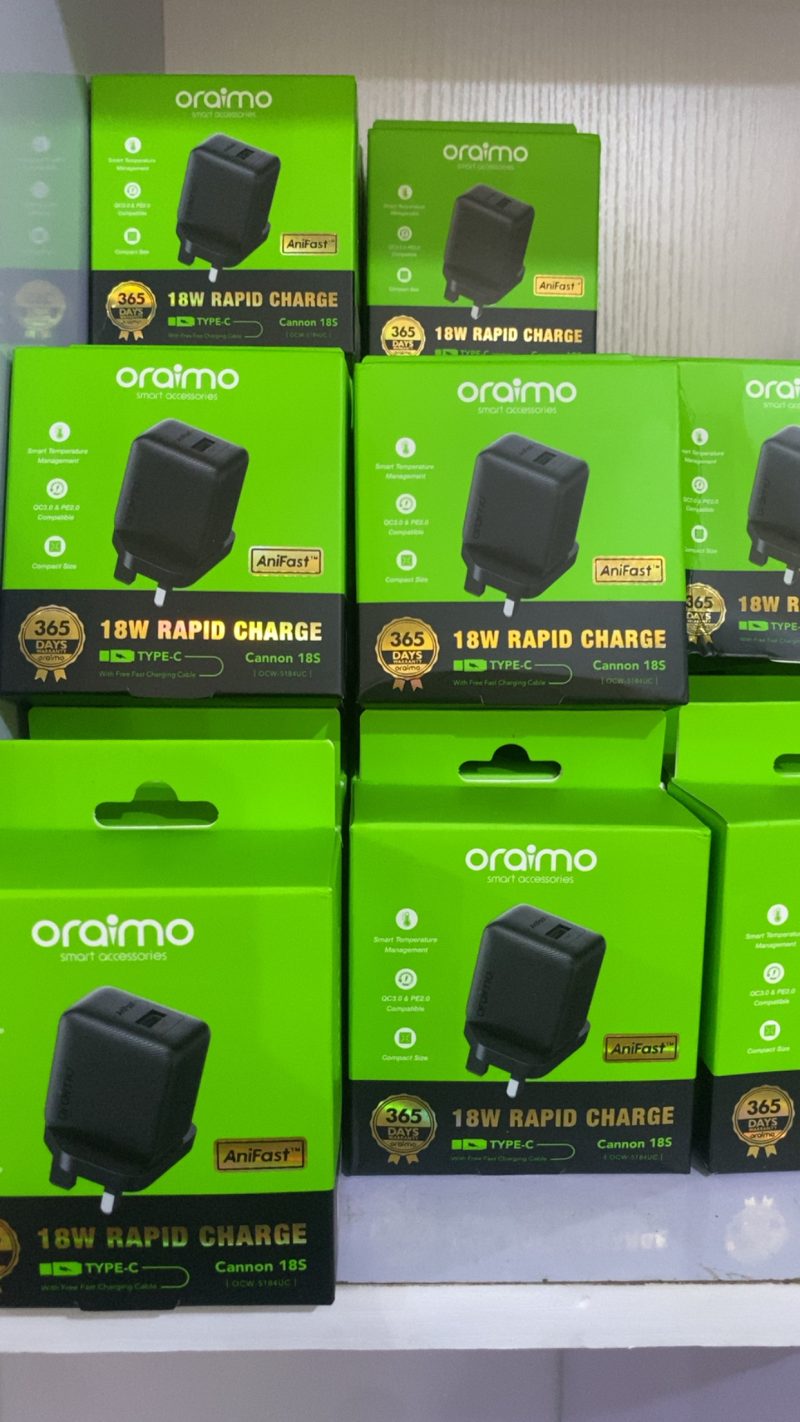 Oraimo 18W Type C Charger