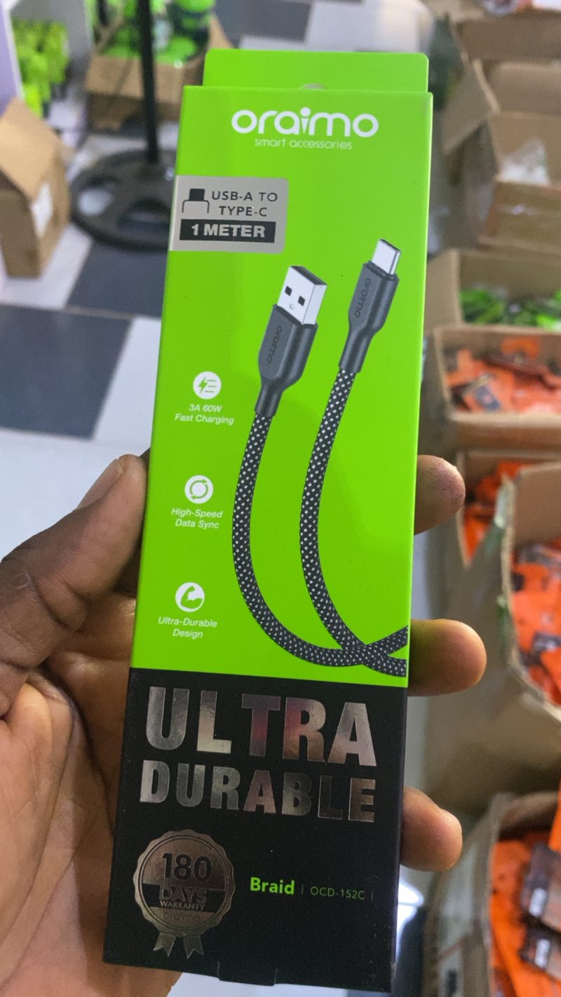 Oraimo Cable Usb to type C 1m