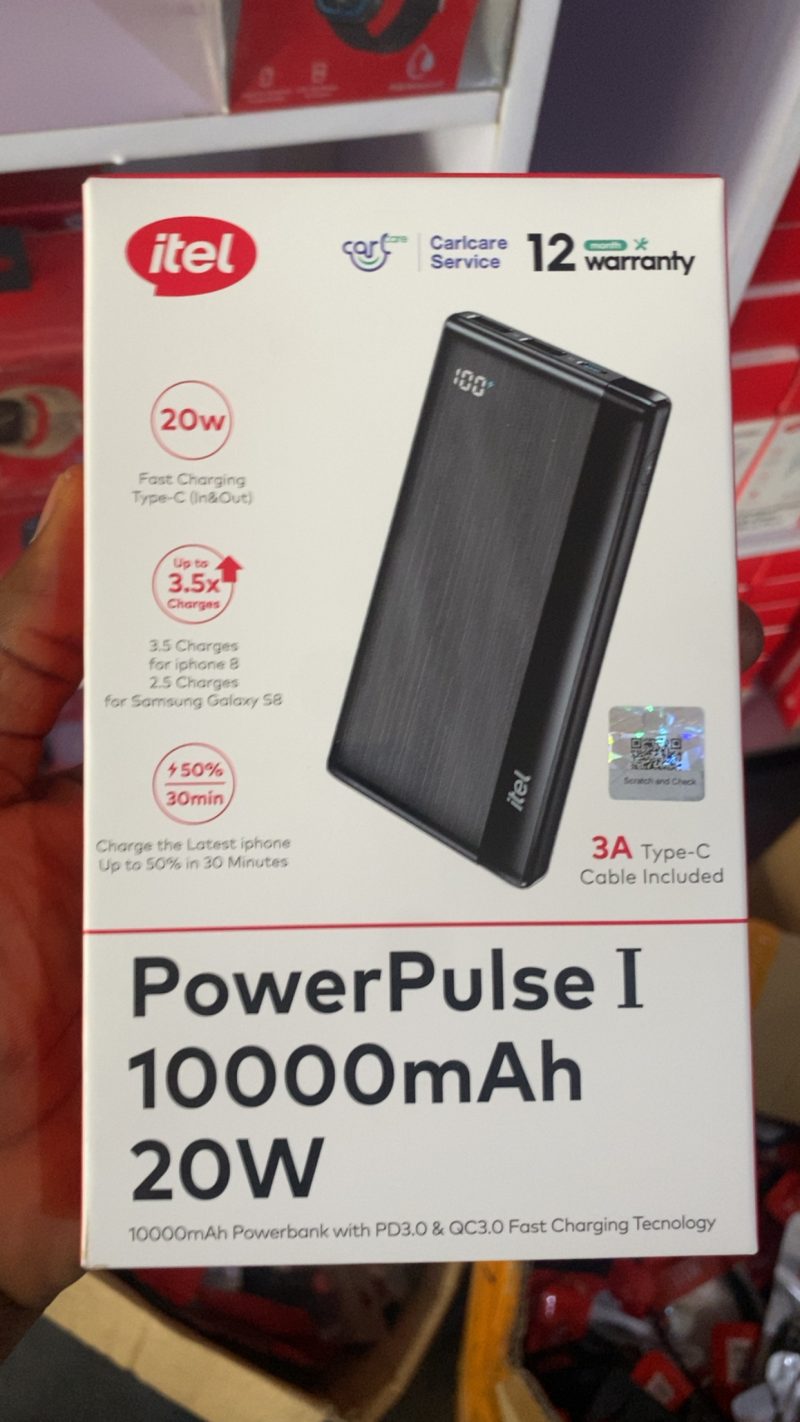 itel Power Pulse 10000mAh 20W