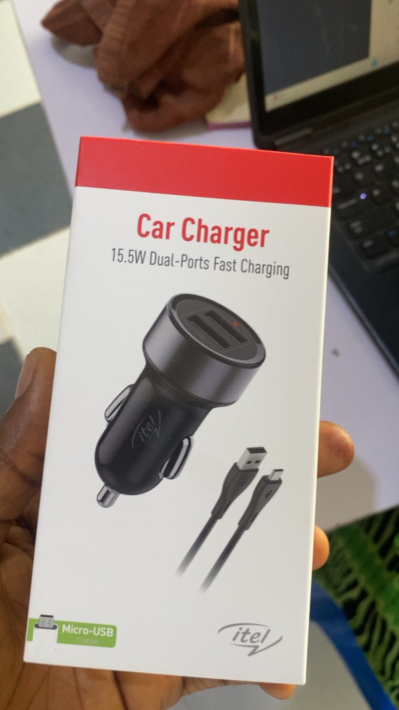 itel Car charger Dual Port 15.5W