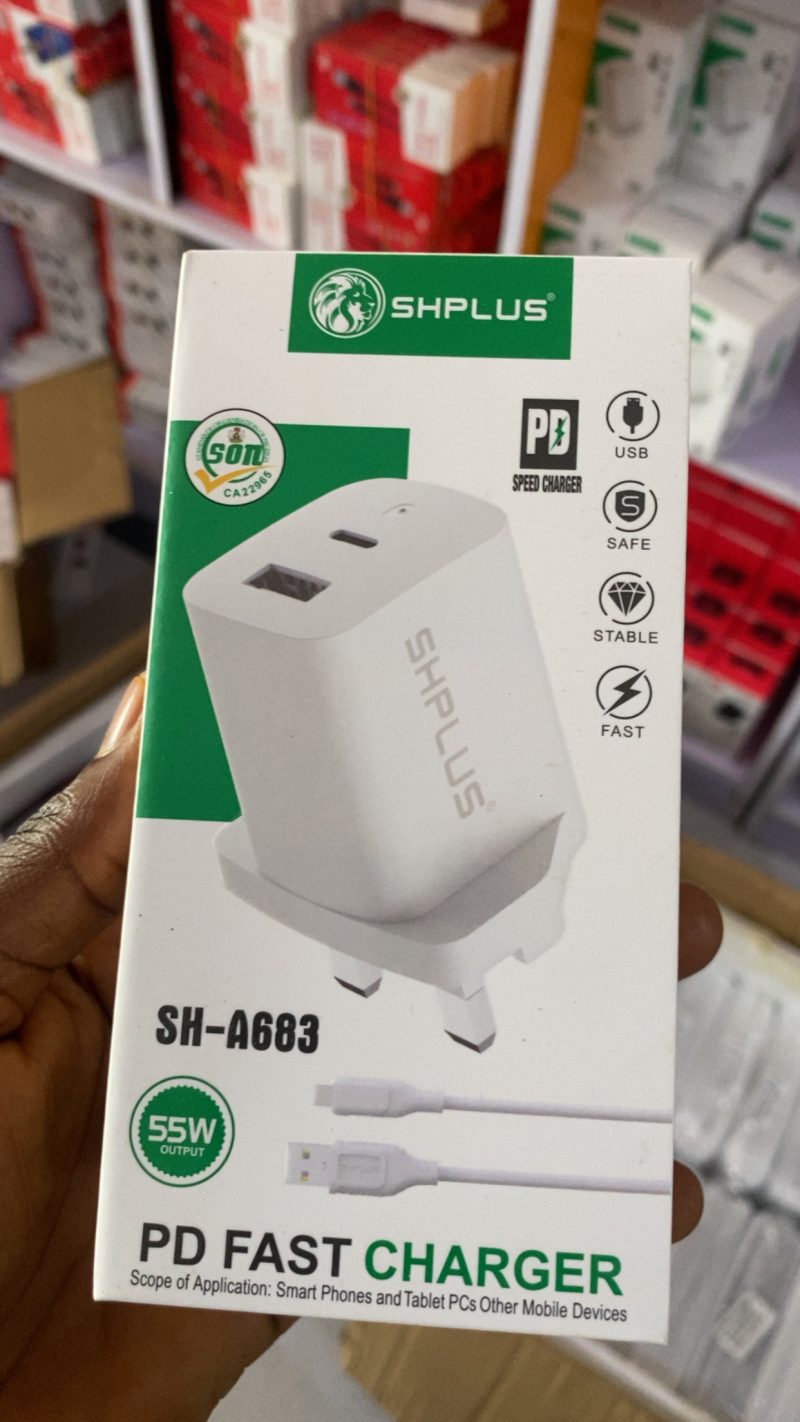 SHPLUS 55W type C and USB Port charger