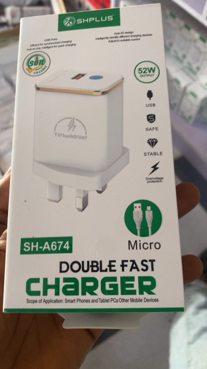 SHPLUS 52W fast charger
