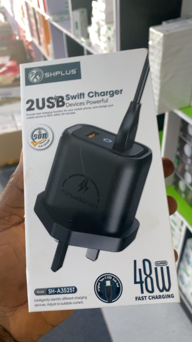 SHPLUS 48W 2 Port Type C charger