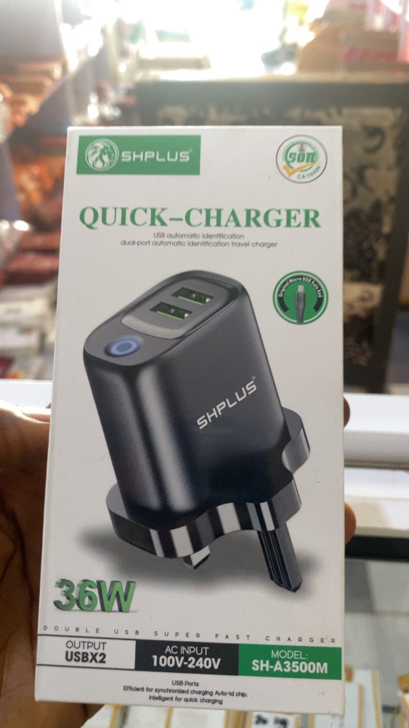 SHPLUS 36W Double Port Charger