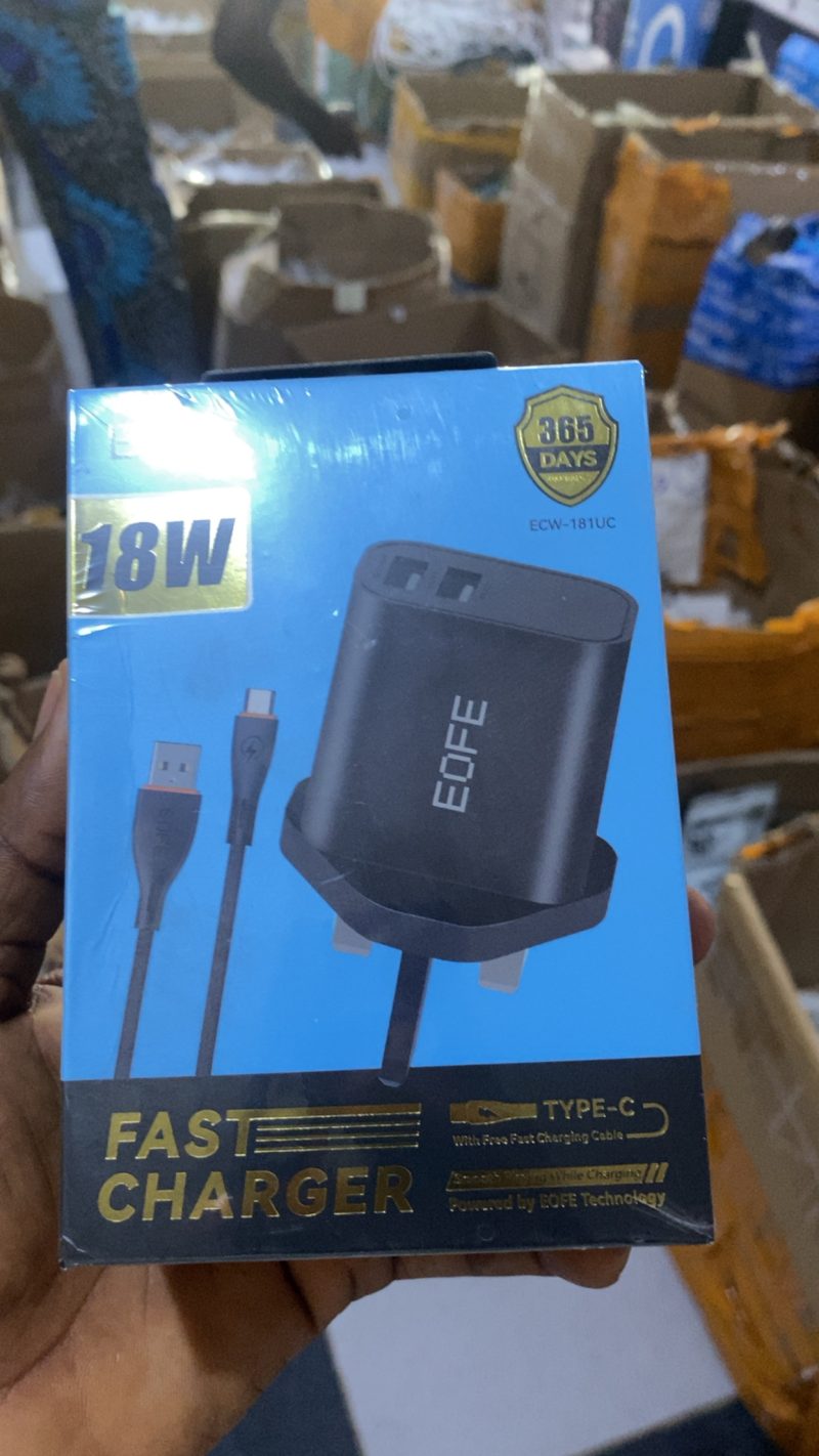 EOFE 18W Double Port Type C charger