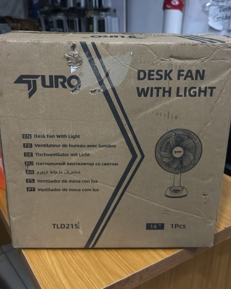 14" Turo Desktop Fan with Light
