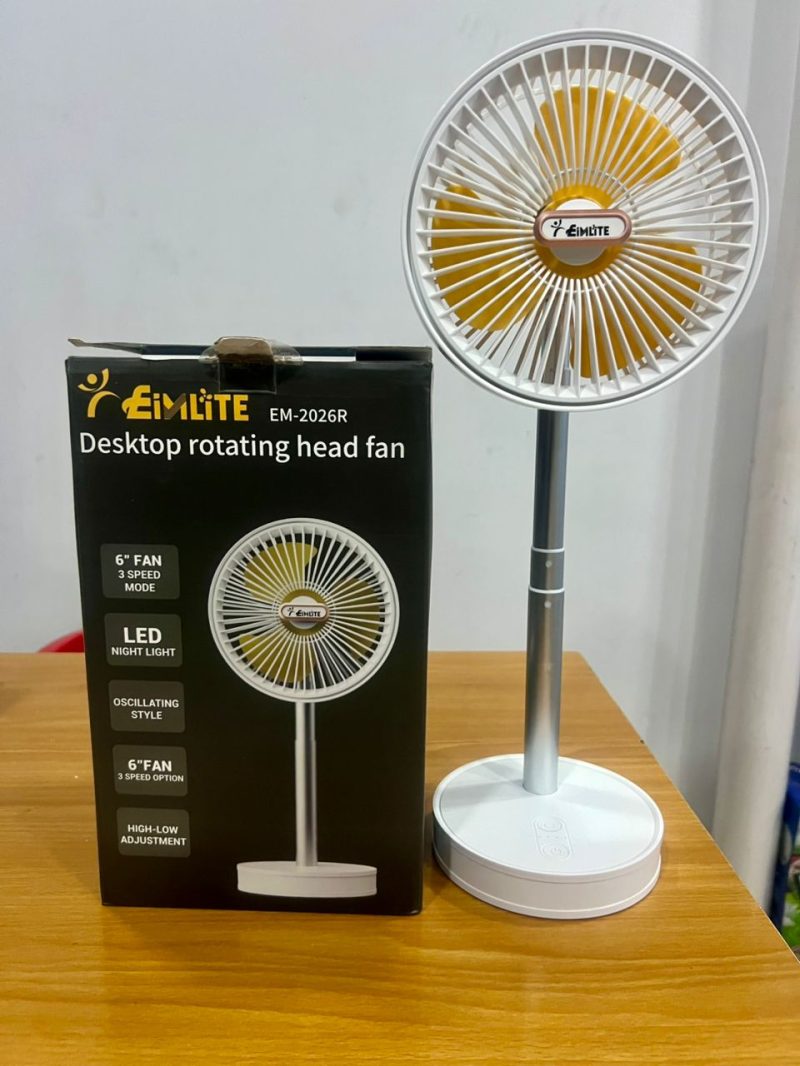 EIMLITE Desktop Rotating Head Fan