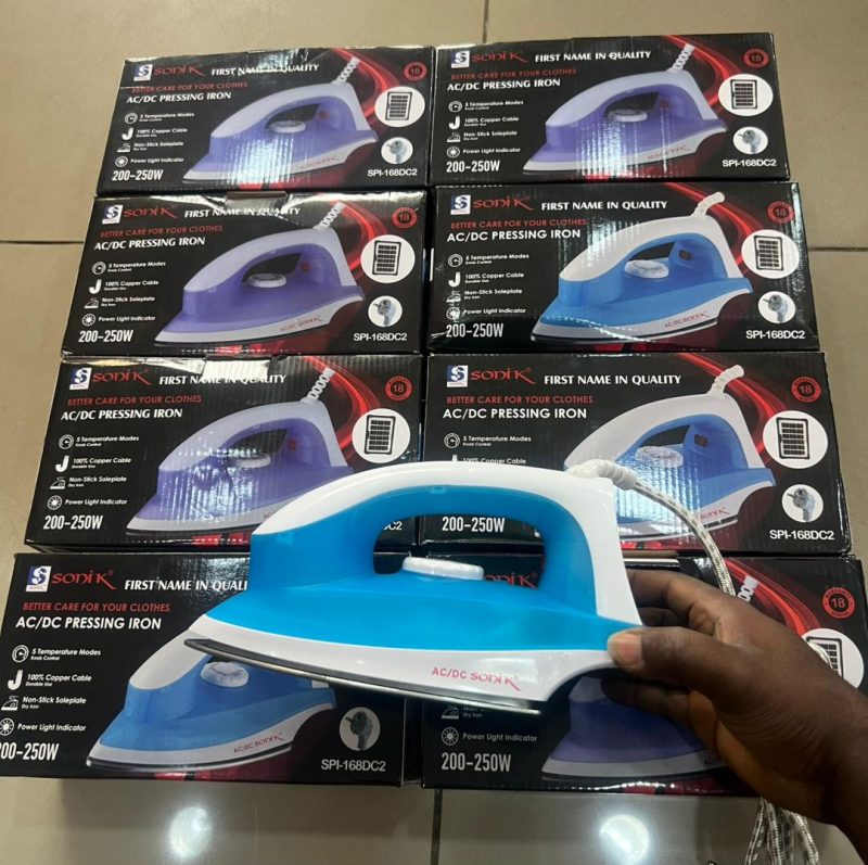 Sonik Solar Pressing Iron 200-250W