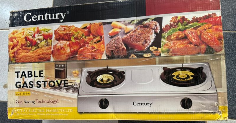 Century Table Gas Cooker  2 Burner
