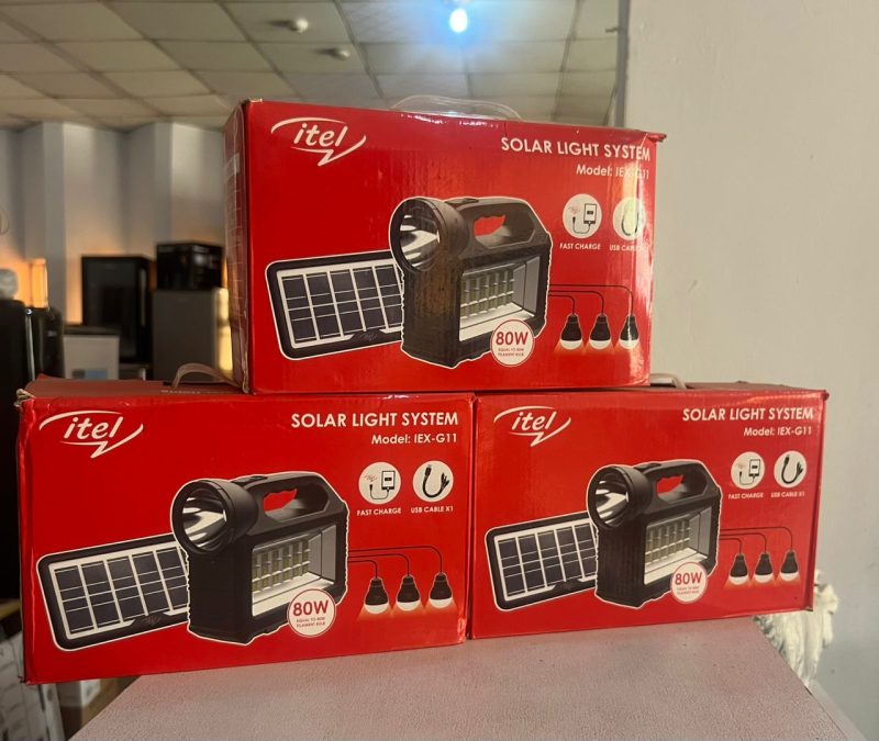 * ITEL SOLAR LIGHT SYSTEM  With Panel