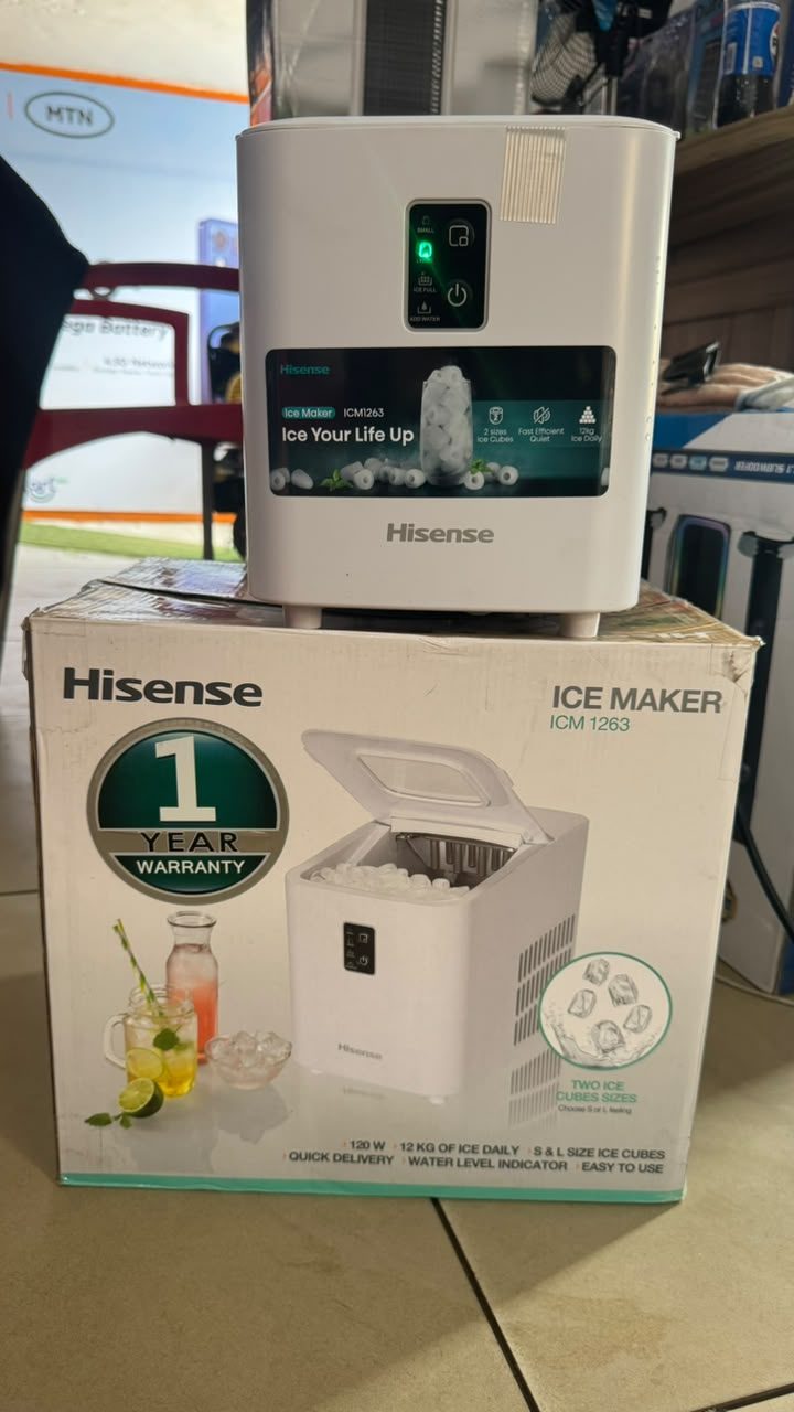 Hisense Ice 🧊 Maker  Ice your life up  120W
